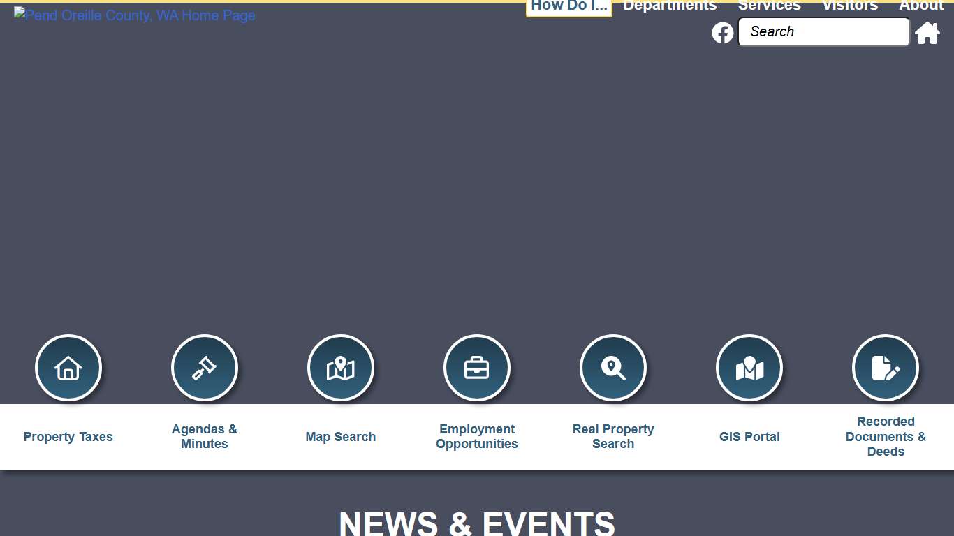 Home Page Pend Oreille County WA